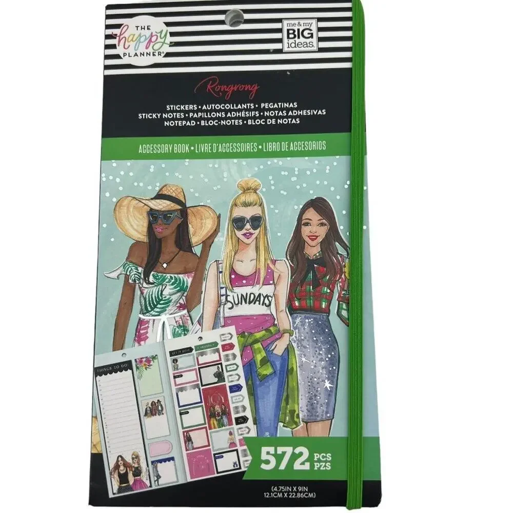 The Happy Planner Rongrong Sticker Book Seasonal Functional Organized